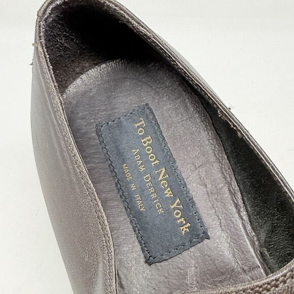 To Boot New York Adam Derrick Loafers Mens 10 Brown Leather Slip On Shoes Italy main image 12